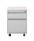 Rollcontainer 100506, lichtgrau, 2 Schubladen, Stahl, abschlie&szlig;bar