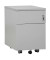 Rollcontainer 100555, lichtgrau, 2 Schublade, Stahl, abschlie&szlig;bar