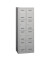 Schließfachschrank MonoBloc ML06D4645, Metall, 2 Abteile mit 8 Fächern, abschließbar, 61x170cm (BxH), lichtgrau