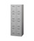 Schließfachschrank MonoBloc ML06D4645, Metall, 2 Abteile mit 8 Fächern, abschließbar, 61x170cm (BxH), lichtgrau