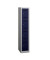 Schließfachschrank MonoBloc ML03S4505, Metall, 1 Abteil mit 4 Fächern, abschließbar, 32,2x170cm (BxH), blau