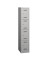 Schließfachschrank MonoBloc ML03S4645, Metall, 1 Abteil mit 4 Fächern, abschließbar, 32,2x170cm (BxH), lichtgrau