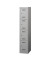 Schließfachschrank MonoBloc ML03S4645, Metall, 1 Abteil mit 4 Fächern, abschließbar, 32,2x170cm (BxH), lichtgrau