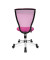 Kinderdrehstuhl Titan Junior, rosa / silber, bis 60kg