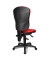 Bürostuhl Point 80, rot / schwarz, bis 110kg