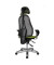 Bürostuhl Sitness 45, grün / chrom, mit Armlehnen, bis 110kg