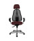 Bürostuhl Sitness 45, bordeaux / chrom, mit Armlehnen, bis 110kg