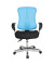 Bürostuhl Sitness 90, hellblau/schwarz / chrom, mit Armlehnen, bis 110kg