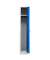 Spind 104752, Metall, 1 Abteil mit 1 Fach, abschließbar, 30x180cm (BxH), blau