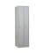 Spind 104651, Metall, 2 Abteile mit 2 Fächern, abschließbar, 50x180cm (BxH), lichtgrau