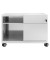 Rollcontainer CADM08RH-645 Note Caddy, lichtgrau, 2 Schubladen, Stahl, abschlie&szlig;bar