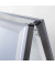 Kundenstopper ZP50X70G32ME, B2, Din B2, Klemmprofiltechnik, silber