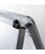 Kundenstopper Standard Rondo ZPA2R32ME, A2, Din A2, Klemmprofiltechnik, silber