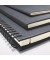 Notizbuch Conceptum CO863 schwarz A5 kariert 32 Blatt 64 Seiten Softcover