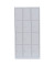 Schließfachschrank 520430, Metall, 3 Abteile mit 12 Fächern, abschließbar, 88,5x180cm (BxH), lichtgrau