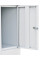 Schließfachschrank 520447, Metall, 4 Abteile mit 16 Fächern, abschließbar, 117x180cm (BxH), weiß