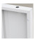 Schließfachschrank 520427, Metall, 2 Abteile mit 8 Fächern, abschließbar, 60x180cm (BxH), weiß
