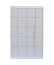 Schließfachschrank 520540, Metall, 4 Abteile mit 20 Fächern, abschließbar, 117x180cm (BxH), lichtgrau