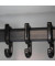 Spind 523231, Metall, 3 Abteile mit 6 Fächern, 118,5x180cm (BxH), blau