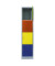 Schließfachschrank 523412, Metall, 1 Abteil mit 4 Fächern, abschließbar, 41,5x180cm (BxH), bunt