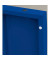 Schließfachschrank 520541, Metall, 4 Abteile mit 20 Fächern, abschließbar, 117x180cm (BxH), blau