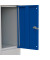 Schließfachschrank 520541, Metall, 4 Abteile mit 20 Fächern, abschließbar, 117x180cm (BxH), blau