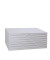 Planschrank 565310, Stahl abschließbar, 6 Schubladen, A0, 140,5 x 60,5 x 95,5 cm, lichtgrau