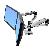 Monitor LX Arm dual schwarz b.27 Zoll max.18kg