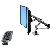 Monitor LX Arm dual schwarz b.27 Zoll max.18kg