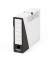 Archivbox A75 203301, A4, weiß/schwarz, Wellpappe
