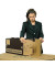 Archivcontainer Universal-Box 261209, braun, Wellpappe