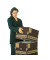 Archivcontainer Universal-Box 261209, braun, Wellpappe