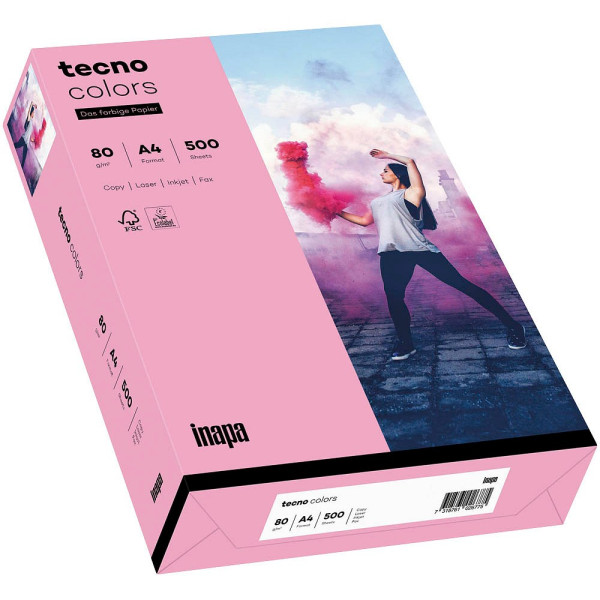 4011211076469 - Kopierpapier colors 2100011421 rosa A4 80g 500 Blatt 4011211076469 Inapa tecno