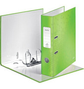 Ordner WOW 1005-00-54, A4 80mm breit PP vollfarbig, glänzend, gemustert grün metallic