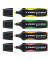 Textmarker-Set GREEN BOSS, 6070/4, Etui, 4-farbig sortiert, 2-5mm Keilspitze