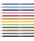 Buntstifte-Set GREENcolors, 6019/2-121, farbig sortiert, sechskant, Packung