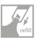  Textmarkernachfülltinte BOSS Refill, 070/24, gelb,
