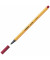 Fineliner point 88, 88/50, orange, wei&szlig;e Streifen (Schreibfarbe: weinrot), 0,4mm