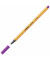 Fineliner point 88, 88/58, orange, wei&szlig;e Streifen (Schreibfarbe: lila), 0,4mm