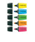 Textmarker-Set MINIpop, 07/5-11, Packung (5 #), farbig sortiert (gelb/orange/gr&uuml;n/pink/blau), 2-5mm Keilspitze