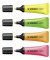 Textmarker-Set neon, 72/4-1, Etui, farbig sortiert (gelb/gr&uuml;n/orange/pink), 2-5mm Keilspitze