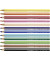 6203/12 Buntstifte Farbstiftetui GreenTrio 