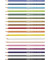Buntstifte-Set GREENcolors, 6019/2-181, farbig sortiert, sechskant, Packung