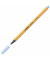 Fineliner point 88, 88/11, orange, wei&szlig;e Streifen (Schreibfarbe: eisblau), 0,4mm