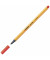 Fineliner point 88, 88/48, orange, wei&szlig;e Streifen (Schreibfarbe: hellrot), 0,4mm
