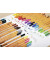 Fineliner-Set point 88, 88/8-01, orange, wei&szlig;e Streifen (Schreibfarbe: 8-farbig sortiert), 0,4mm