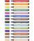 Dreikant-Fasermaler Trio® Scribbi - Etui mit 14 Stiften