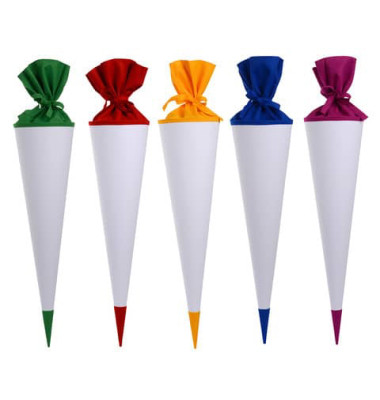 Bastel-Schult&uuml;te 97840, farbig sortiert, 70cm, rund