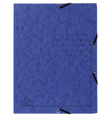 Jurismappe 55402E blau Pappe 355g