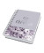 Notizblock JN607 mit Spirale Jolie, Muster, punktkariert, 16,8x21,5cm, 120g, violett, 120 Blatt